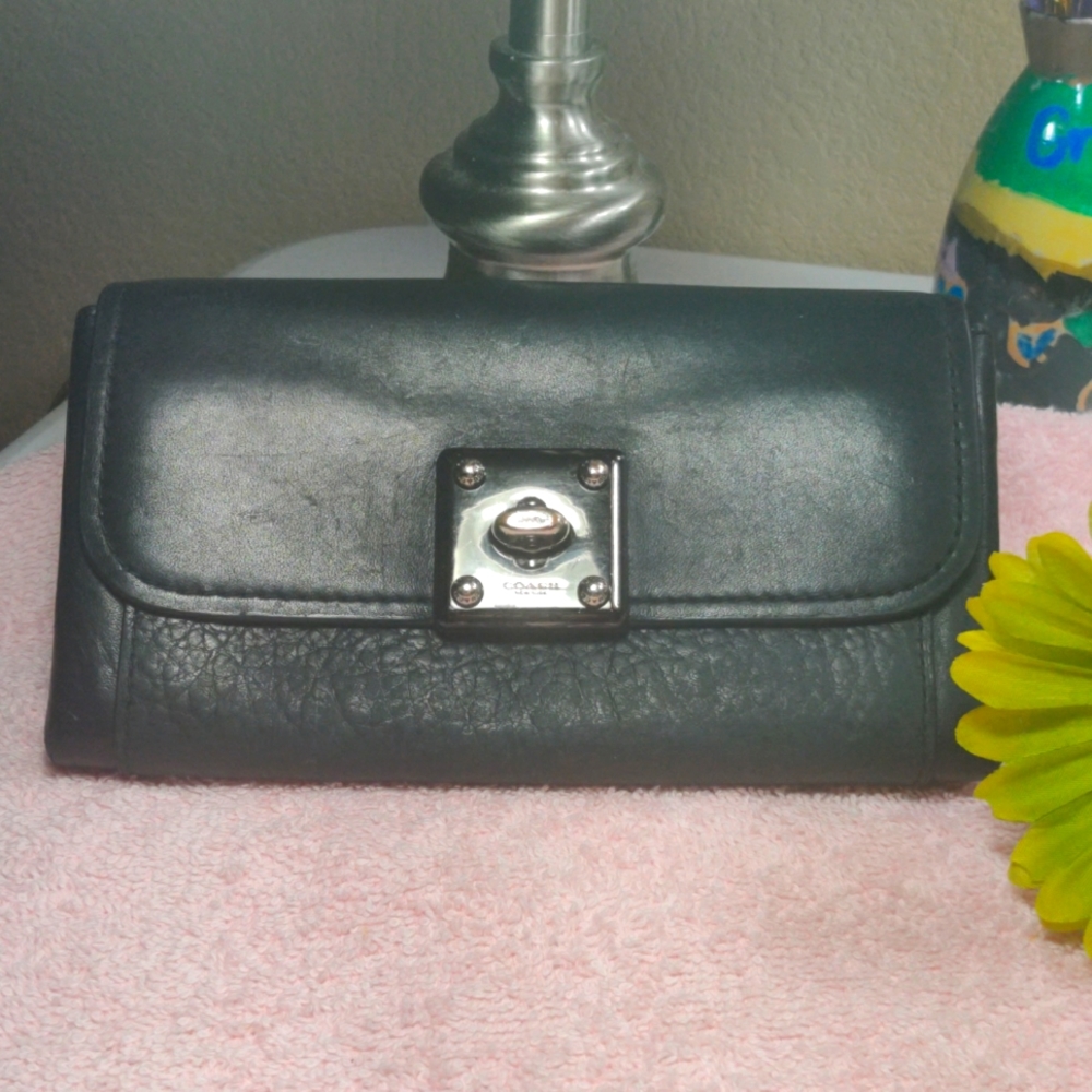 Black Coach Wallet